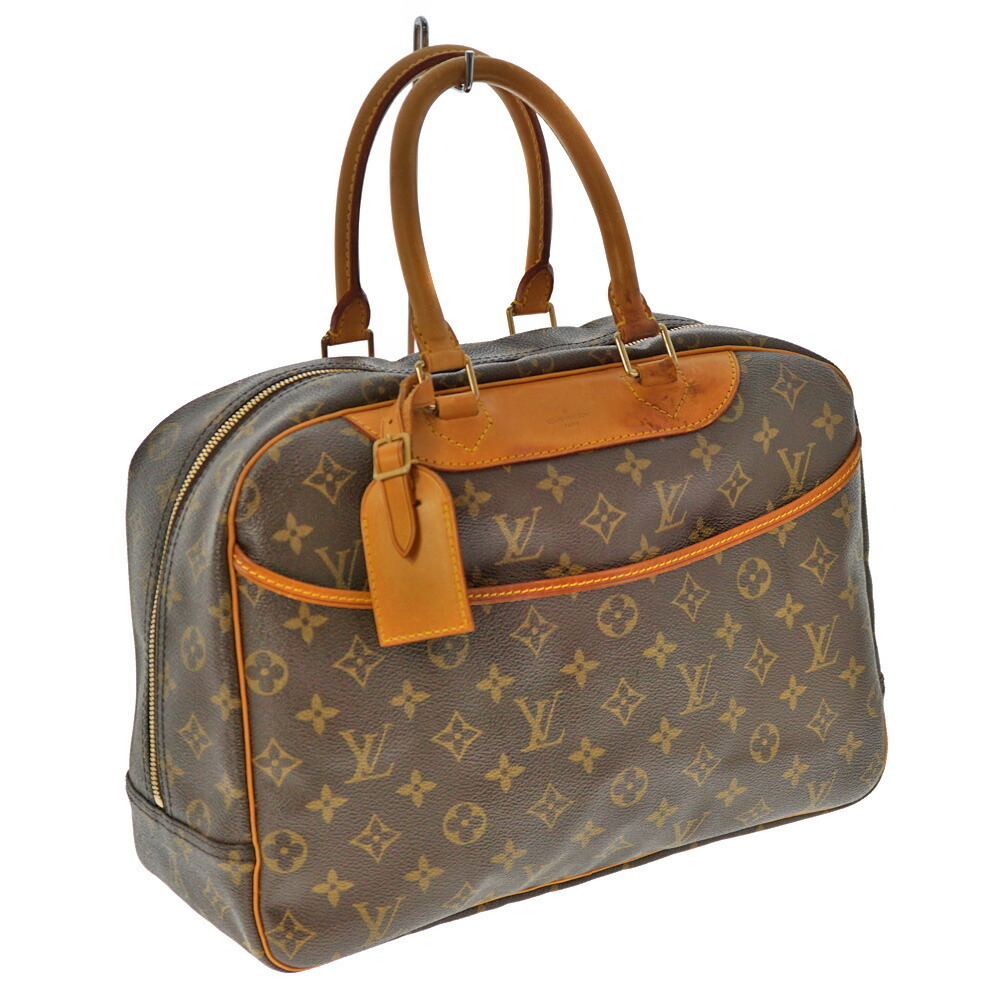 Louis Vuitton Bowling Vanity Deauville Brown Handbag Gym Bag Satchel